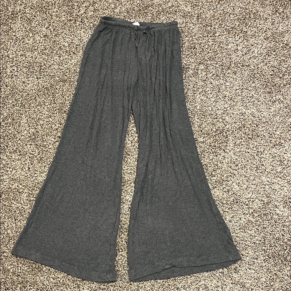 Auden Charcoal Ribbed Pants